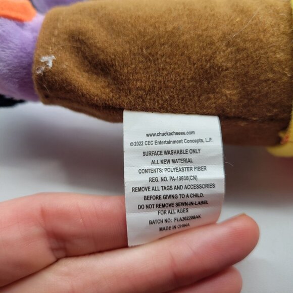 Chuck E Cheese MR. MUNCH Plush 11" Stuffed Toy - Picture 8 of 8